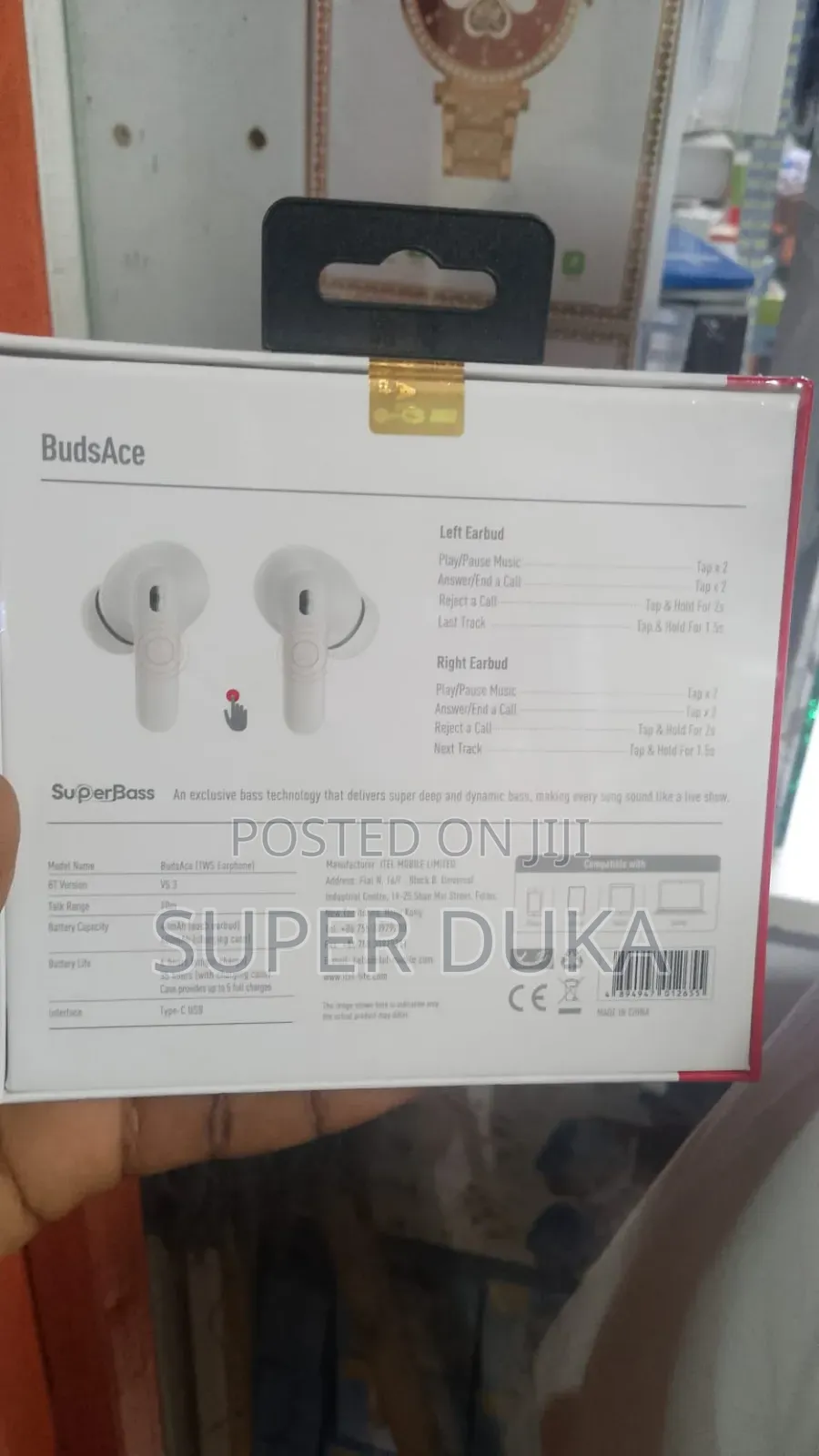 Itel Buds Ace, Itel Earbuds Ace.