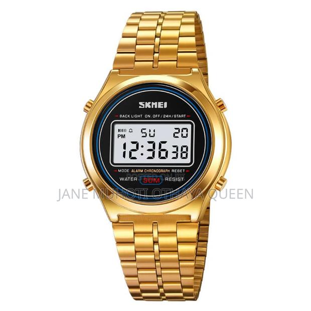 Skmei Digital Time Display Self Adjustable Strap