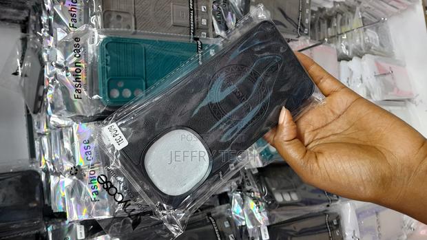 Likaen Leather Case for Tecno Pop 9 4g Back Cover Matte Silicone - thumbnail 3