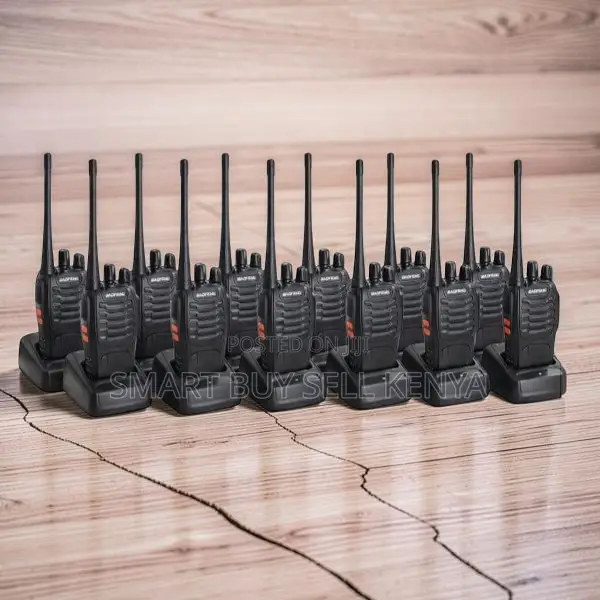Long Range Baofeng Bf-888s Walkie Talkie Radio Calls- 12 Pieces