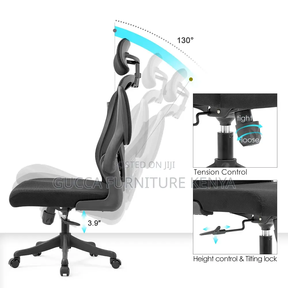 Office Ergonomic Desk Chair With Flip Armrest