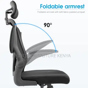 Office Ergonomic Desk Chair With Flip Armrest
