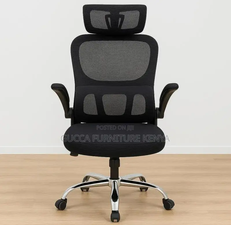 Office Ergonomic Desk Chair With Flip Armrest