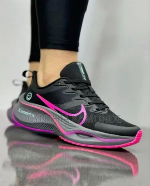 Pink Black Nike Zoom Sneakers