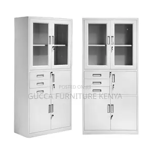 Metallic 2-door Office Filling Safe Cabinet