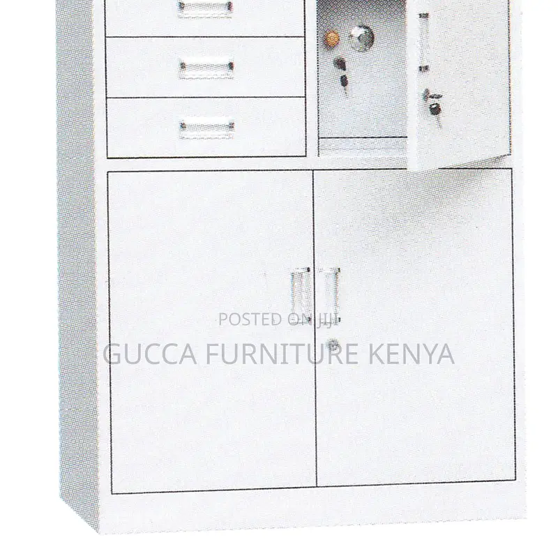Metallic 2-door Office Filling Safe Cabinet
