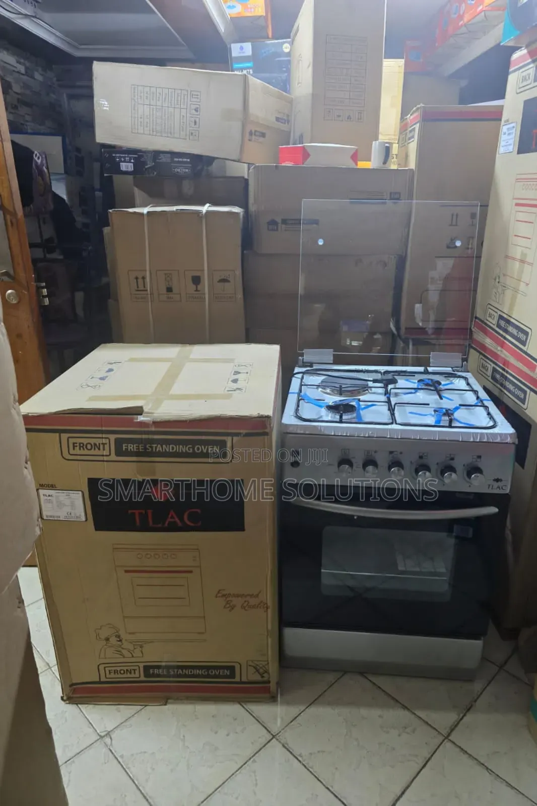 60*60 Tlac  3+1 Standing Cooker With Gas Sensor