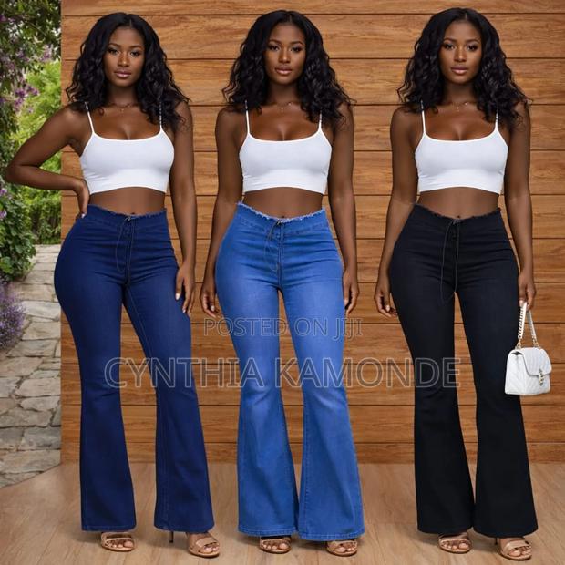 Bblflared Jeans With Draw String - main view