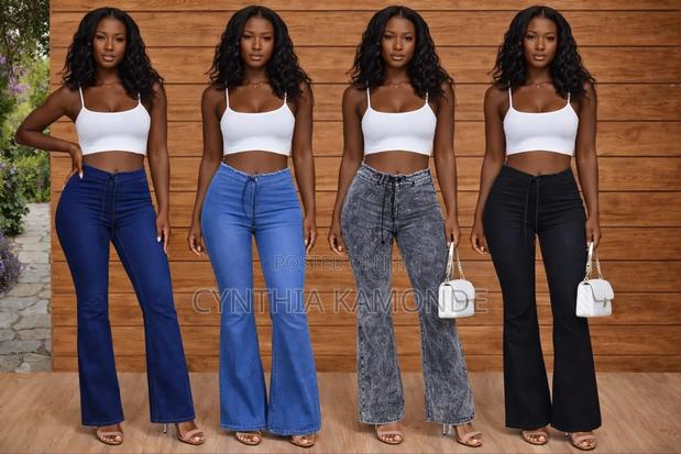 Bblflared Jeans With Draw String - thumbnail 2