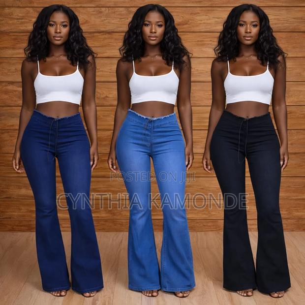 Bblflared Jeans With Draw String - thumbnail 3