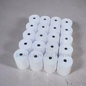 Low Maintenance 20 Pieces 80mm by 80mm by 13mm Thermal Paper Rolls