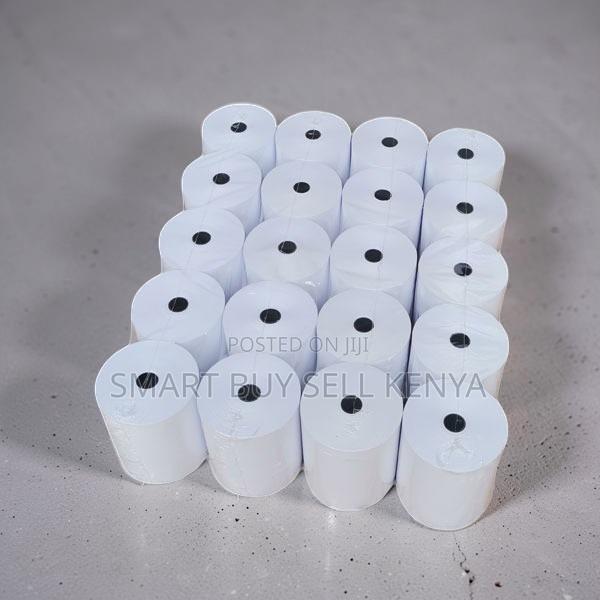 Low Maintenance 20 Pieces 80mm by 80mm by 13mm Thermal Paper Rolls - main view