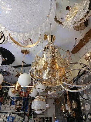 Gold Classy Big Pendant Light
