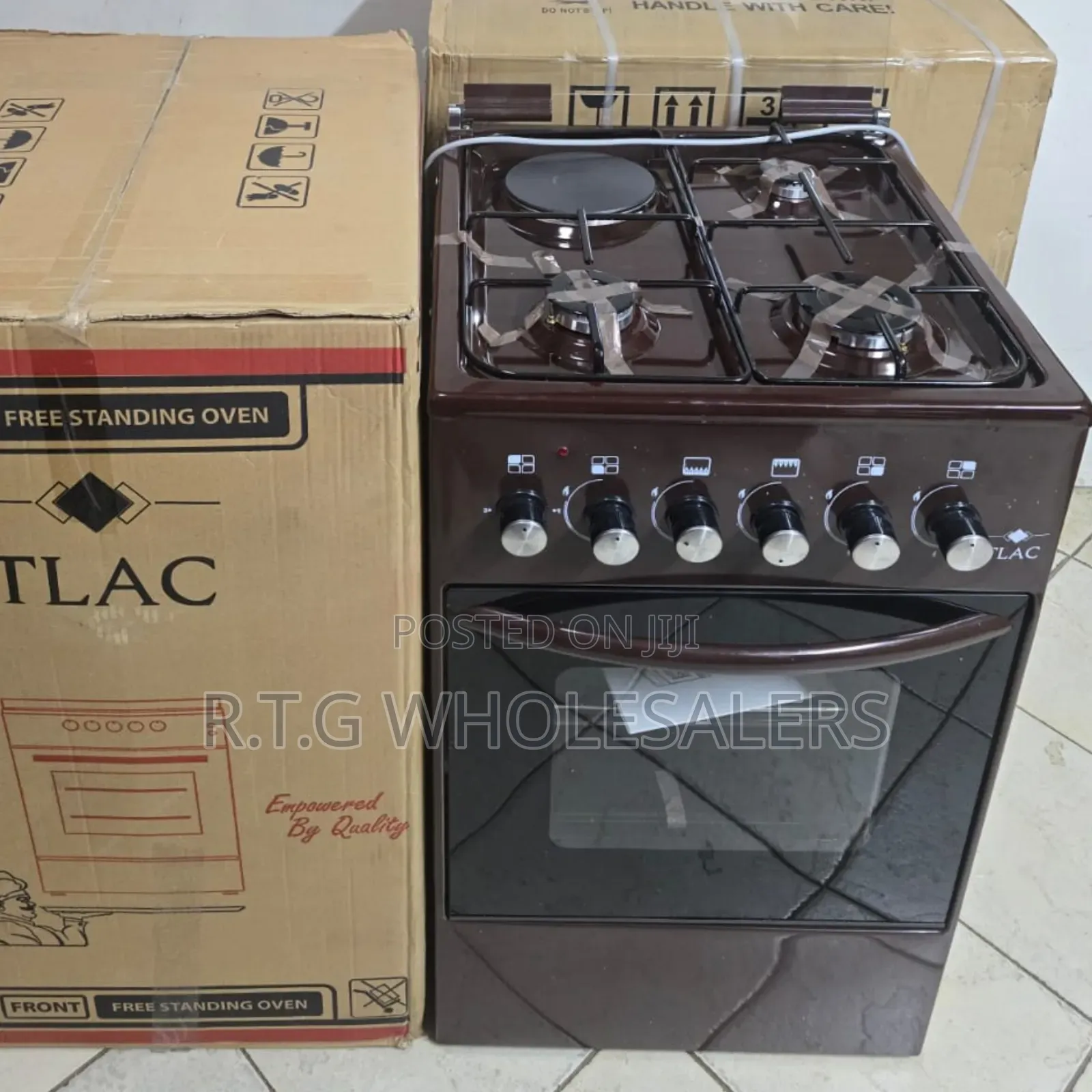 Tlac 50×55 Turkey 3‐Burner Standing Gas Cooker With Safety Sensor