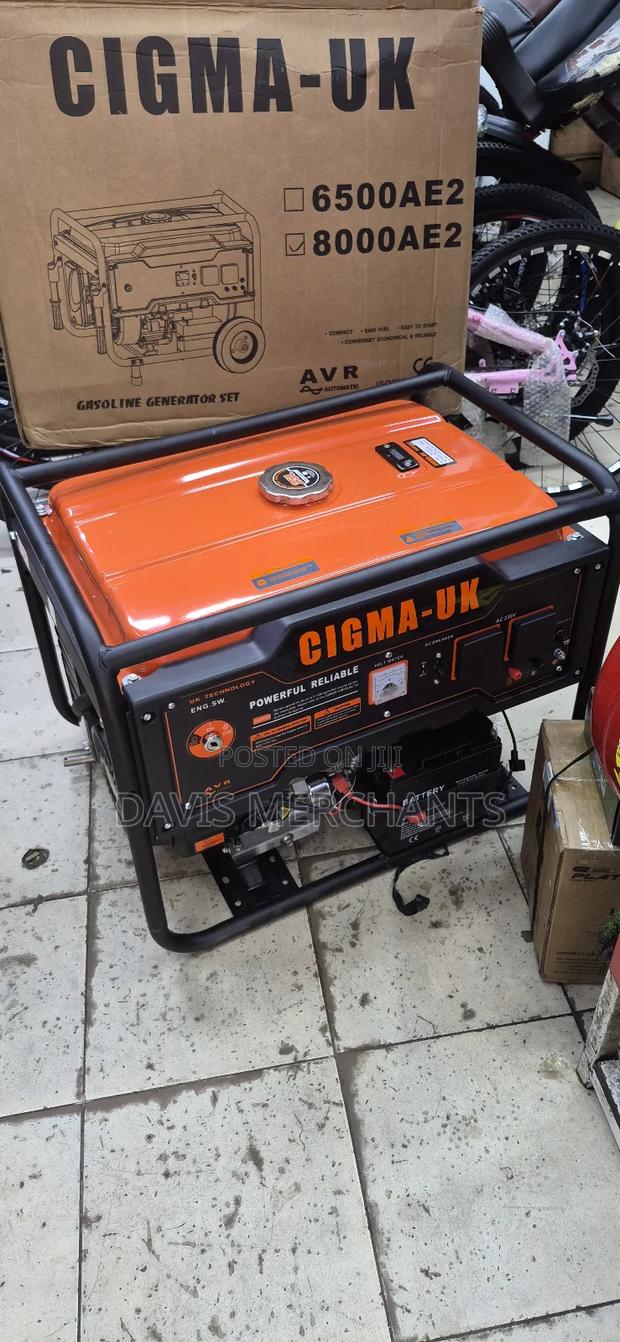 Generator Machine With 6.5kva Petrol Powered - main view