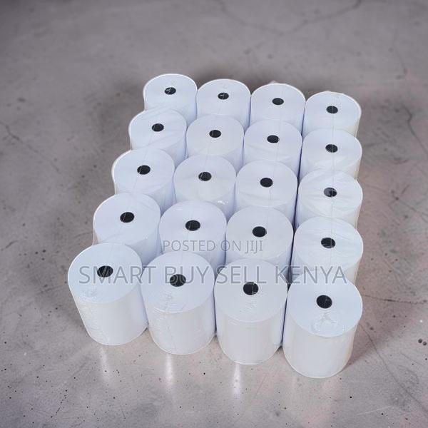 Compact Design 20 Pieces 80mm by 80mm by 13mm Thermal Paper Rolls