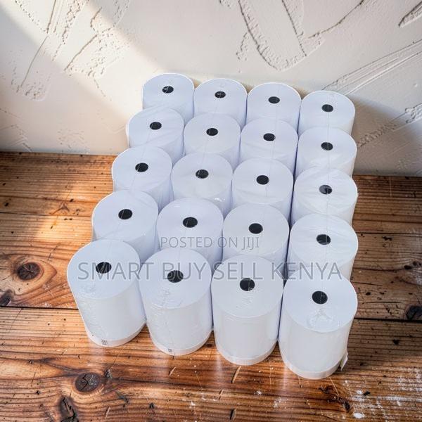Enhanced Quality 20 Pieces 80mm by 80mm by 13mm Thermal Paper Rolls