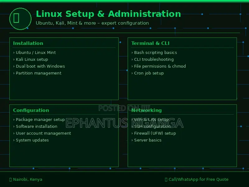 It Support Computer Repair – Windows, Linux All Issues