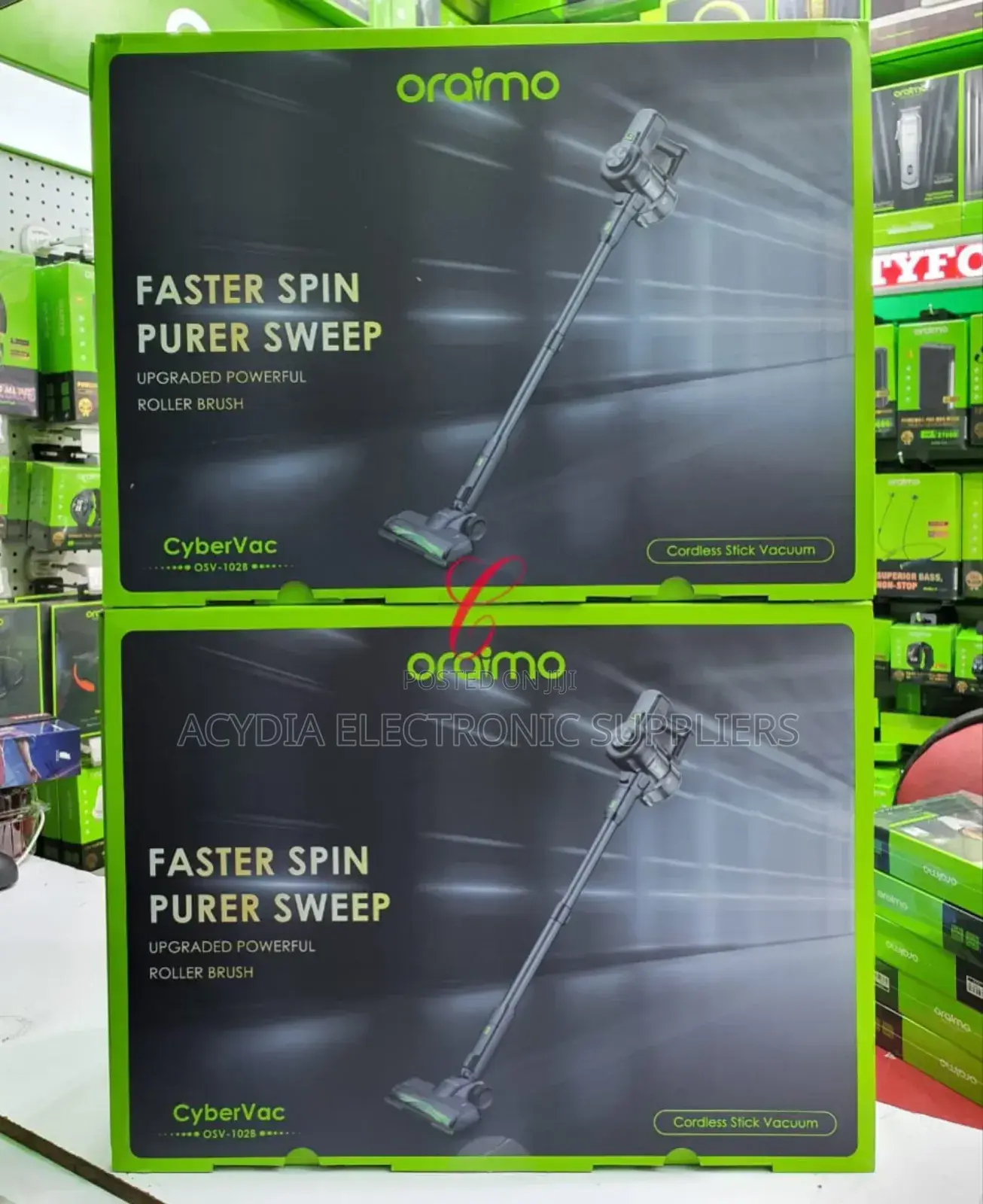 Oraimo Cybervac 180w Wireless Stick Vacuum Cleaner