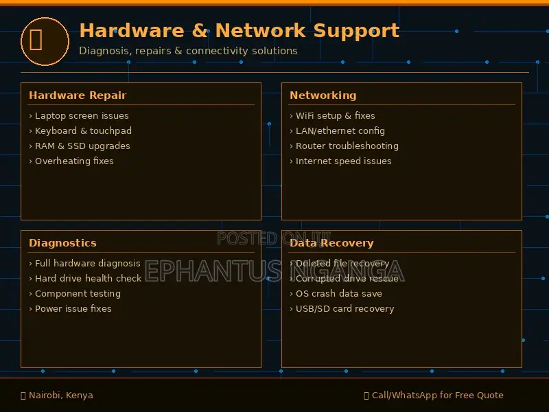 It Support Computer Repair – Windows, Linux All Issues