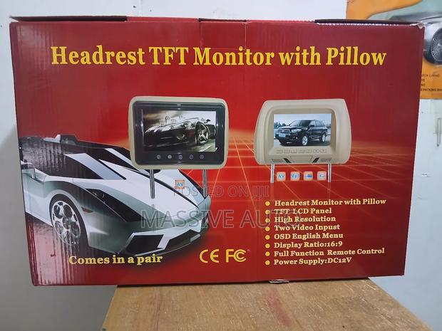 Headrest Monitor With Pillow Screen/ 7inch Headrest Screen - main view
