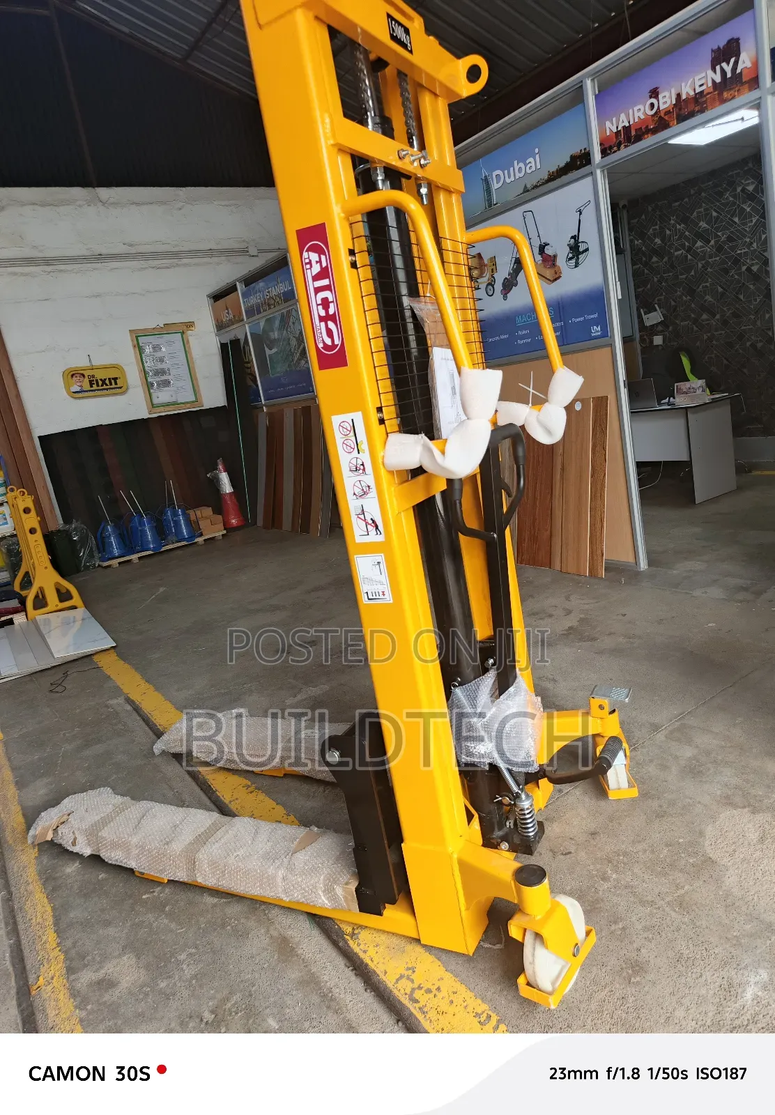 1.5 Ton Manual Pallet Stacker for Warehouse