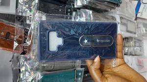 Niokp Leather Finish Soft Silicone Back Case for Samsung Galaxy Note 9 - thumbnail 2