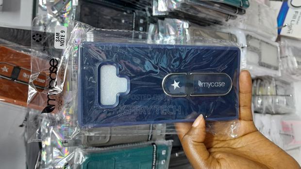 Niokp Leather Finish Soft Silicone Back Case for Samsung Galaxy Note 9 - main view