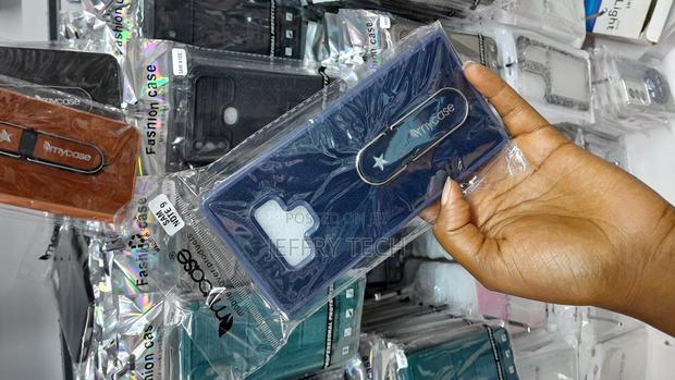 Niokp Leather Finish Soft Silicone Back Case for Samsung Galaxy Note 9 - thumbnail 3