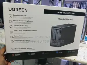 Ugreen Nasync Dxp2800 2-Bay Network Attached Storage (Nas) Enclosure.