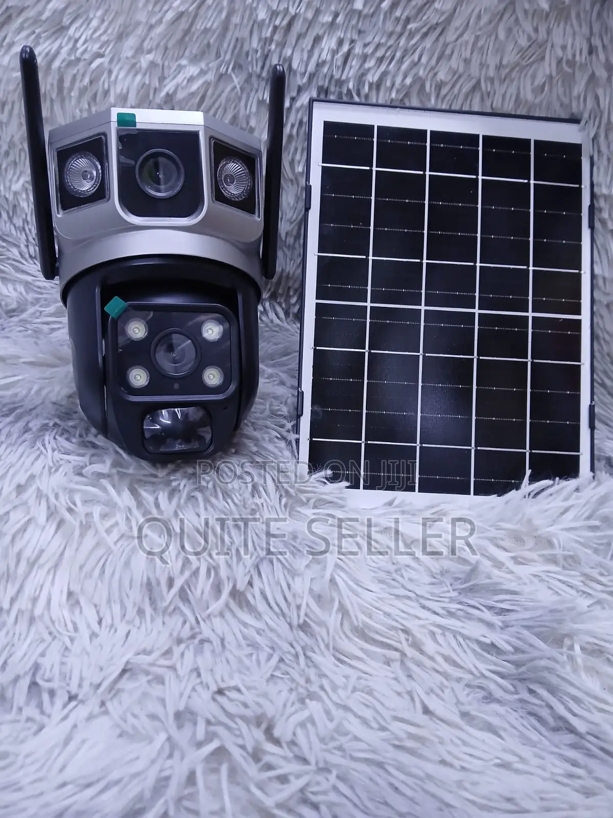 2 Camera in 1 With High Security Survilliance Solar Powered 4g Simcard