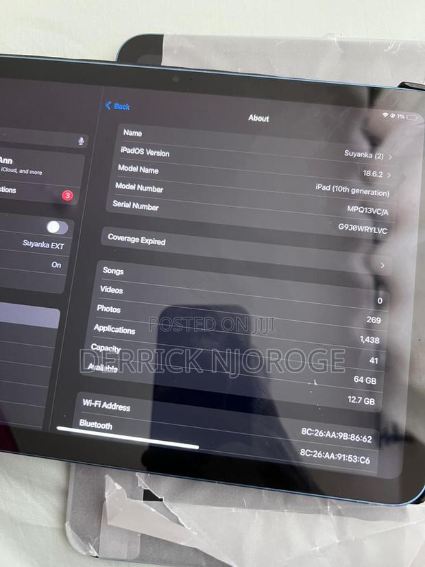 New Apple iPad (2022) 64 GB Blue - thumbnail 4