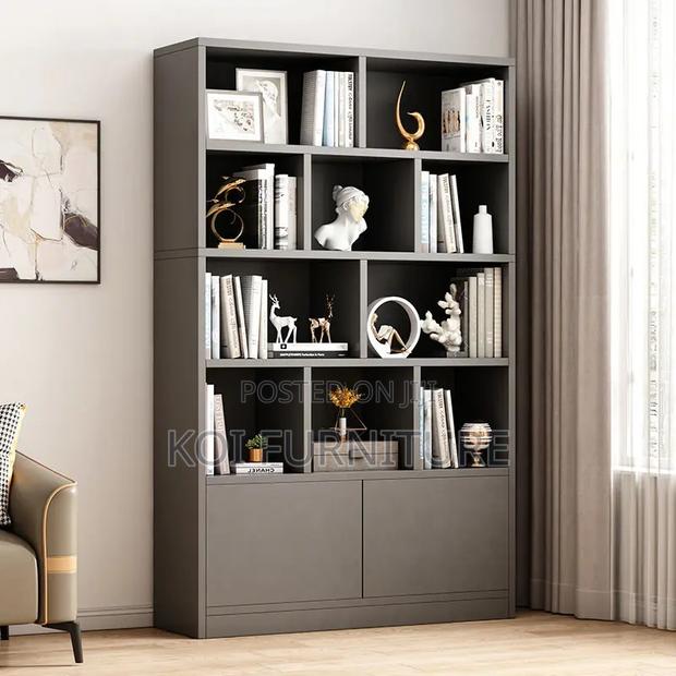 Office Bookshelf : Modern Engineered Wood Bookshelf - thumbnail 3