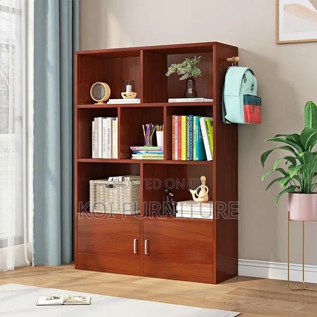 Office Bookshelf : Modern Engineered Wood Bookshelf - thumbnail 6