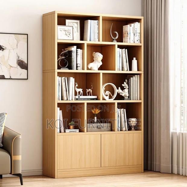 Office Bookshelf : Modern Engineered Wood Bookshelf - thumbnail 7