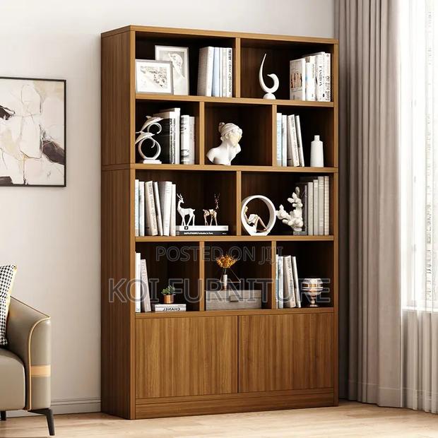 Office Bookshelf : Modern Engineered Wood Bookshelf - thumbnail 9