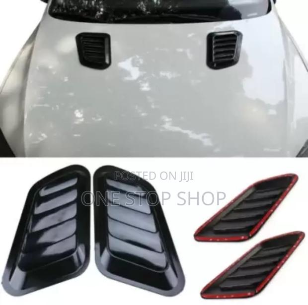 2pcs Universal Hood Air Vent Intake Trim Covers For Bonnet