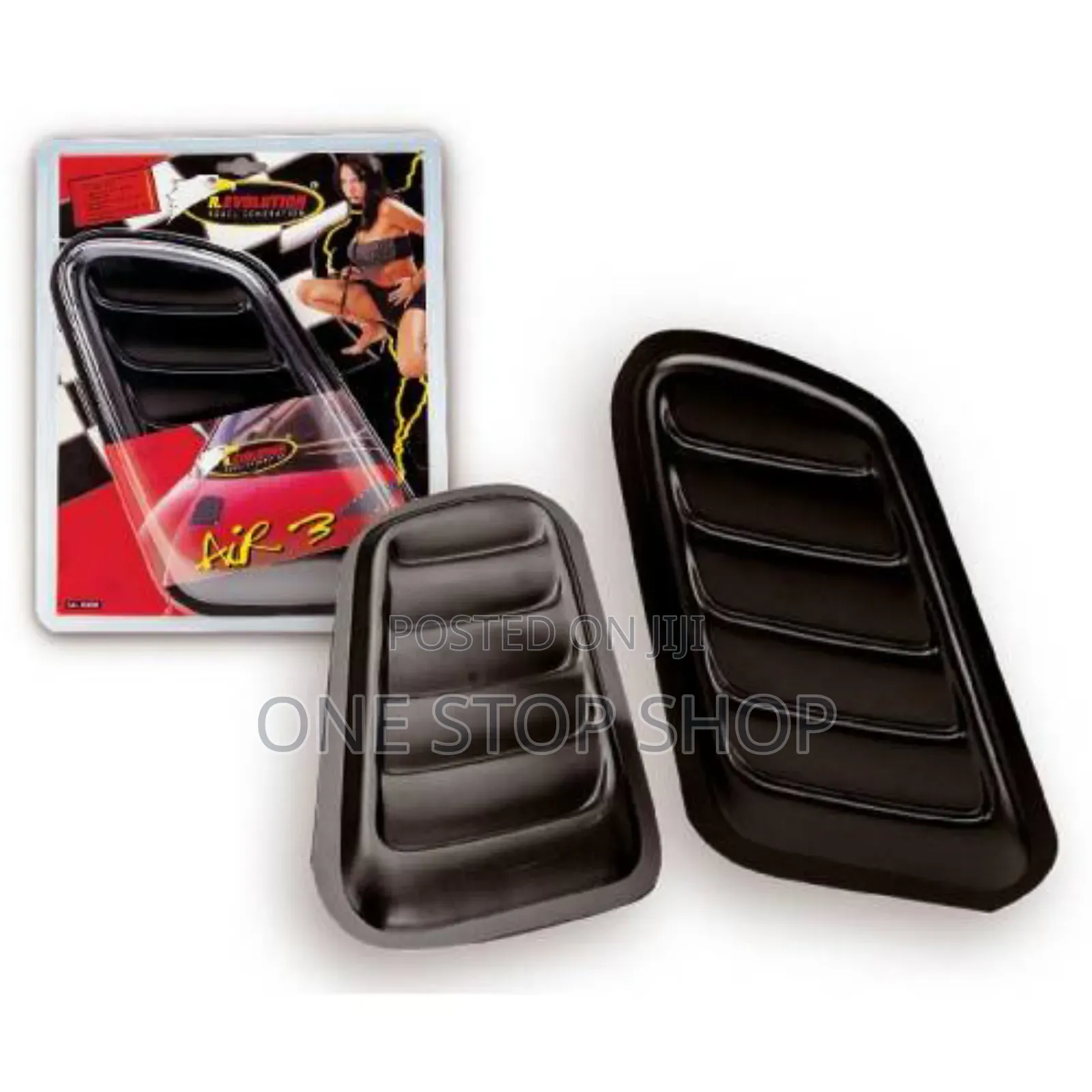 2pcs Universal Hood Air Vent Intake Trim Covers For Bonnet