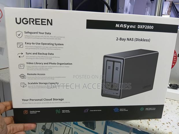 Ugreen Nasync Dxp2800 2-Bay Desktop Nas,Network Storage (Diskless) - thumbnail 2