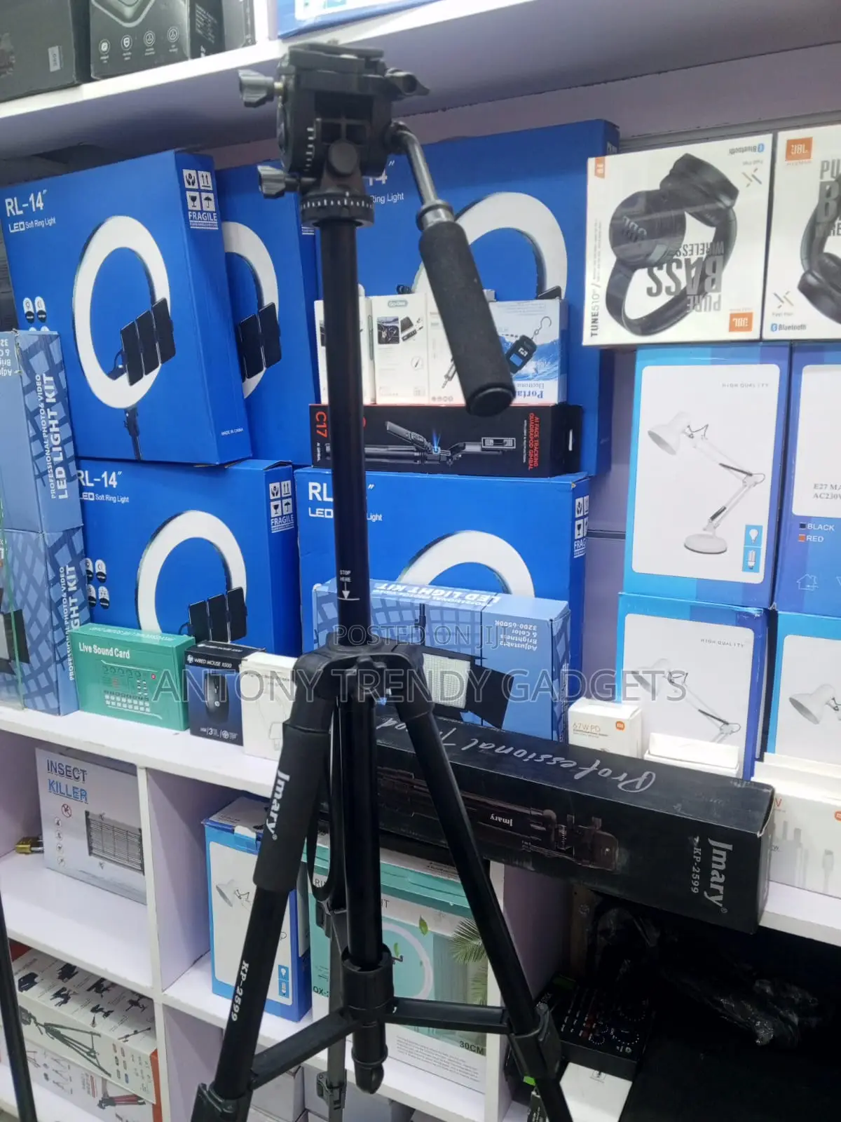 Jmary 2599 Aluminum Camera Tripod With 360° Pan Head