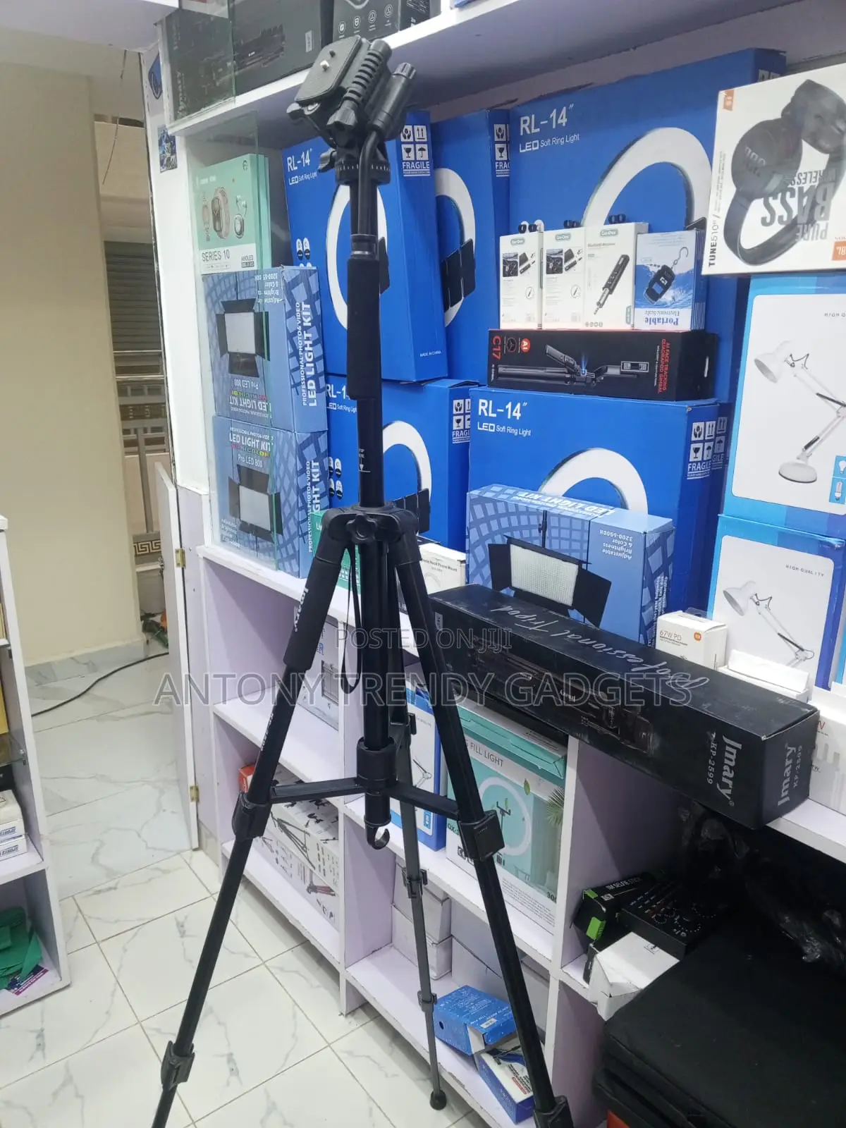 Jmary Kp-2599 Tripod With Quick-release Plate & Carry Bag