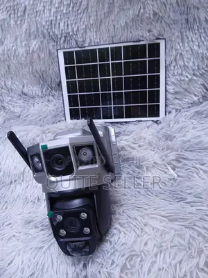 V380 Dual Lens Solar PTZ 4g Camera - 2camera Survelliance With V380app