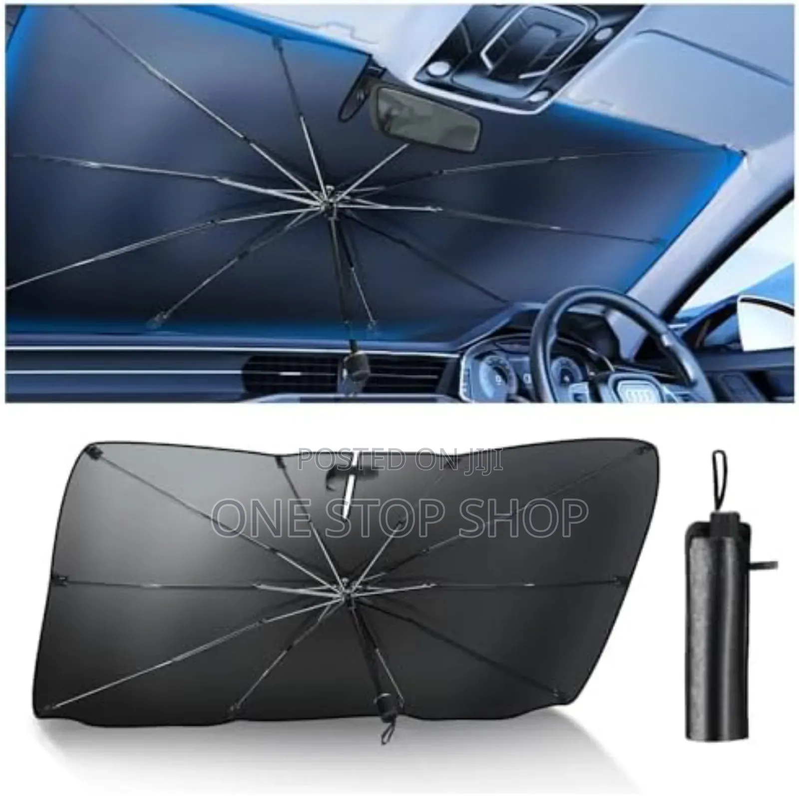 Car Umbrella Sunshade Cover For Windshield Uv Protection