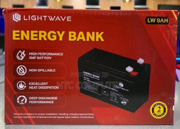 Lightwave 12v/9ah Ups Battery-High Performance SMF Battery