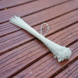 Highly Durable 20 PCS of White Nylon Self Locking Cable Ties Tie Wraps