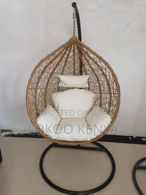 Outdoor Furniture ; Swing Chair With Metal Stand