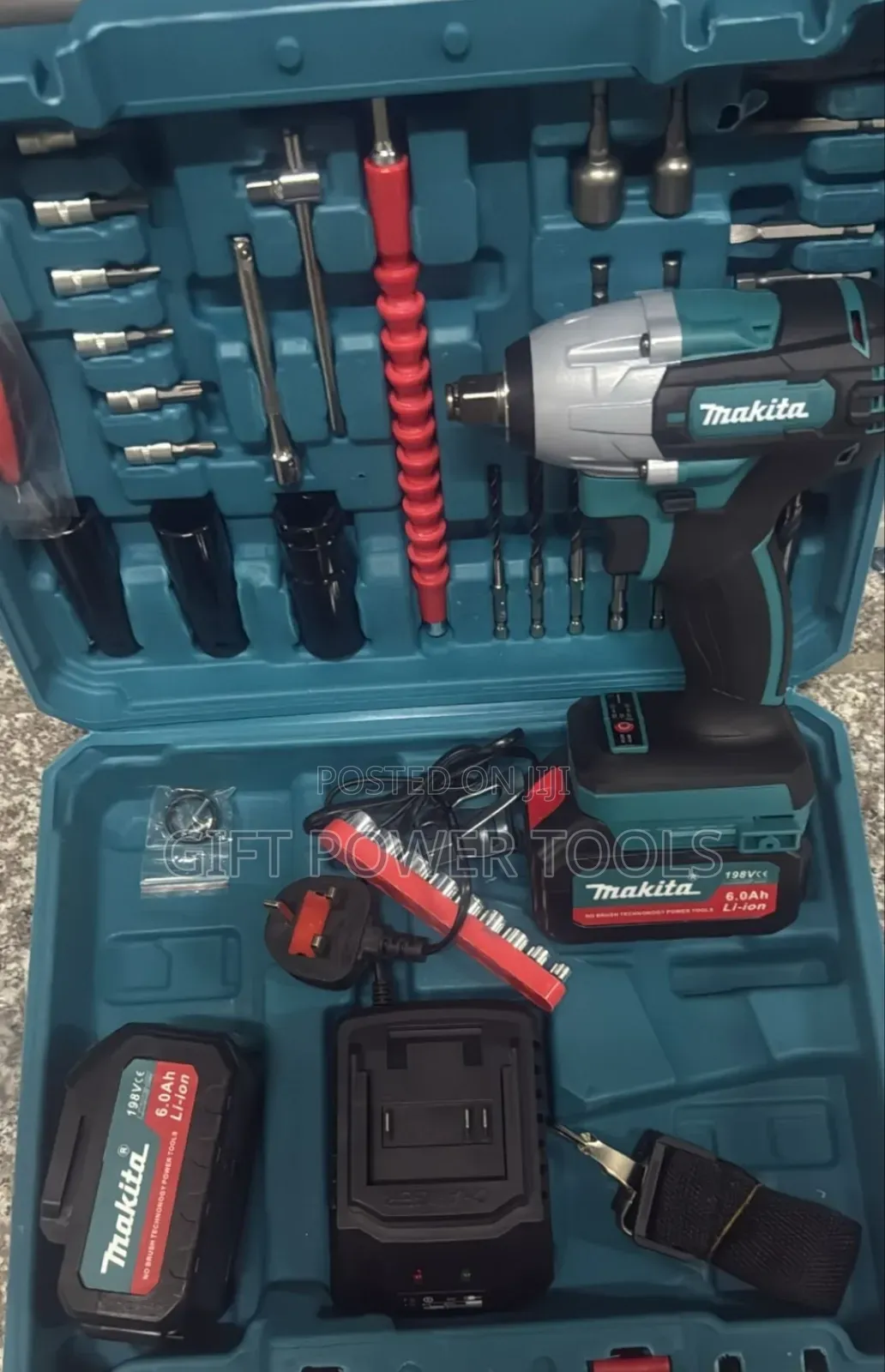 Meakida Brushless Impact Wrench 198v/Makita Cordless Impact Wrench Set