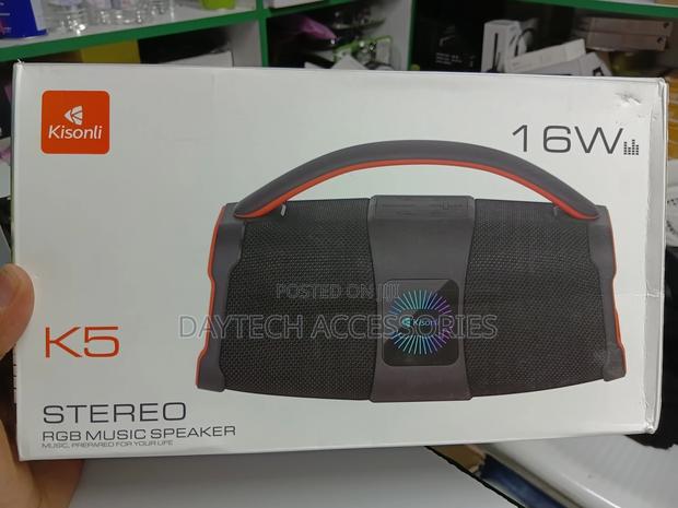 Kisonli Portable RGB Bluetooth Music Speaker. - thumbnail 2