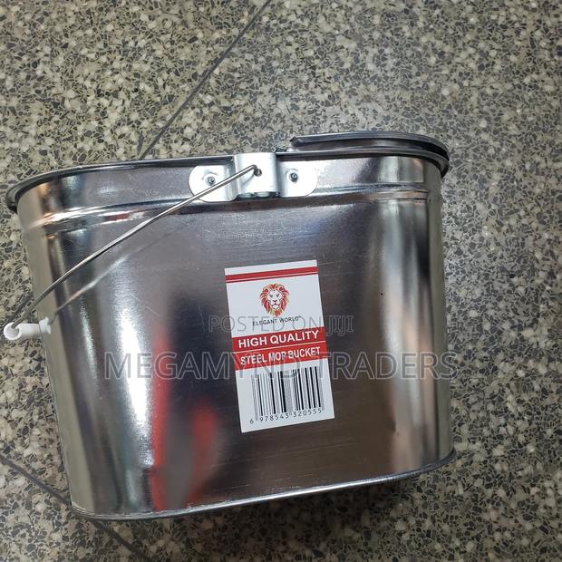 Metallic Mop Bucket / Stainless Steel Mop Bucket - thumbnail 3