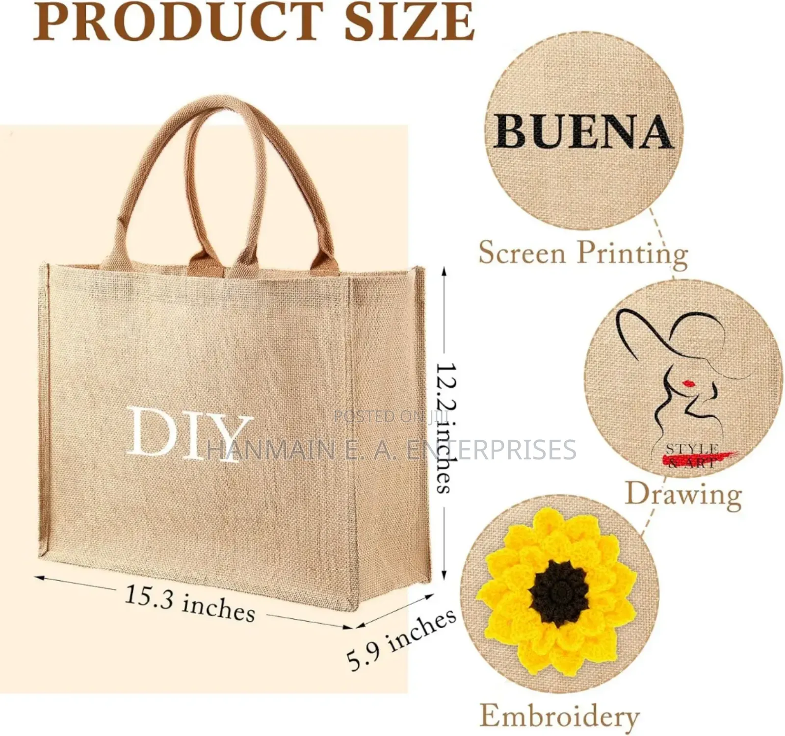 Jute Carrier Bag